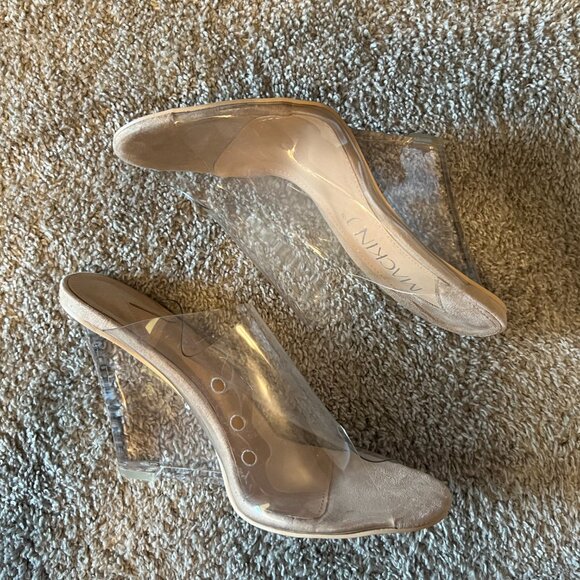 Clear Wedge Sandals Size 11 - Picture 5 of 11